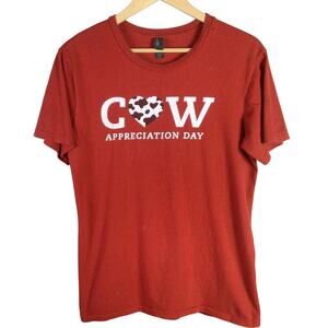 Chick-Fil-A Cow Appreciation Day chickfila T Shirt Red Small